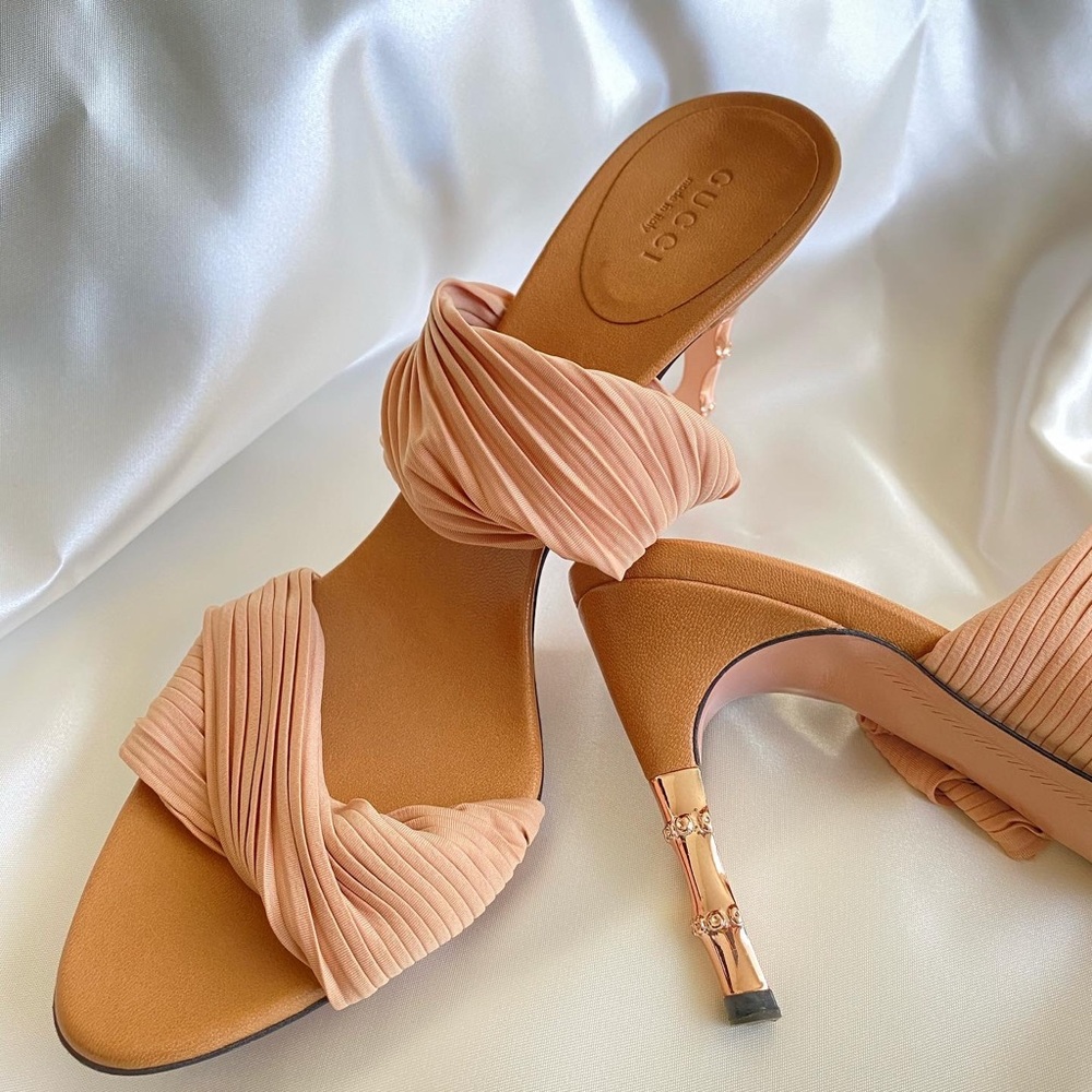 Gucci bamboo heels